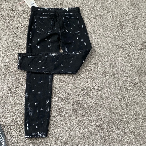 Current/Elliott Black Jeans NWT Trucker Vintage Inspired Skinny Jeans Size 29 - Picture 14 of 16